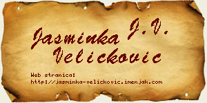 Jasminka Veličković vizit kartica